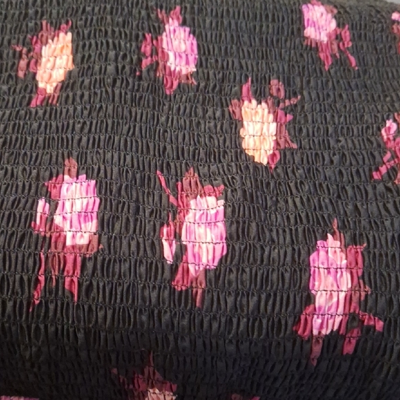 VSALE Kate Spade Black Dress with Pink Floral Design 14 NWT - Picture 12 of 12